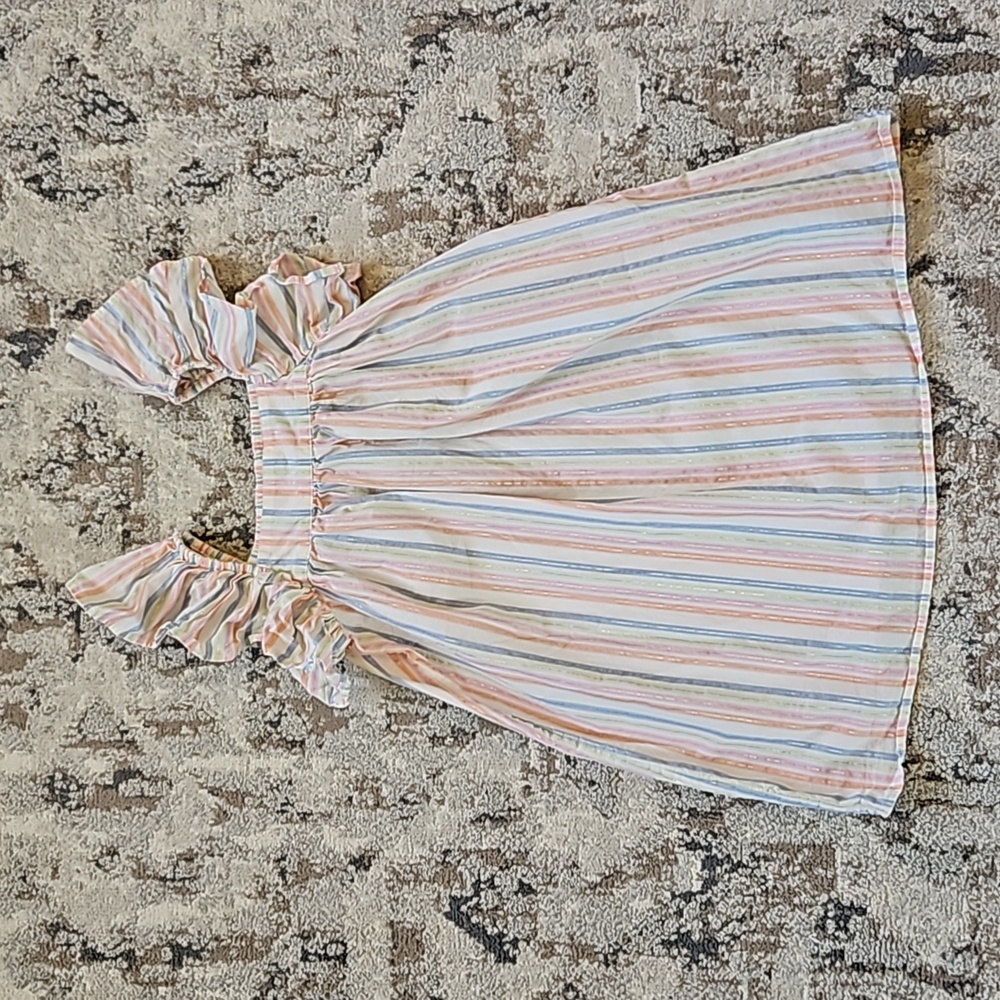 H&M size 7 multi stripes